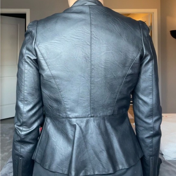 Faux Leather jacket / top - Picture 3 of 4